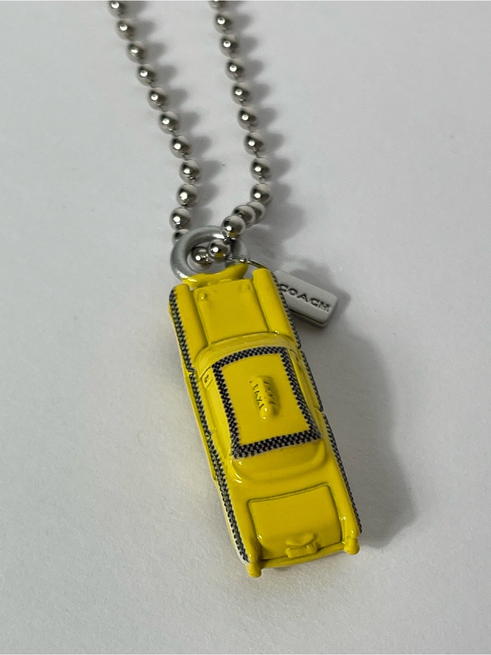 NWOT Coach New York Exclusive Taxi Cab Charm - Picture 7 of 10